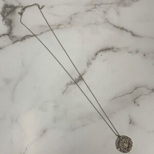 AERO 1987 Pendant Chain Crystal Costume Jewelry Necklace